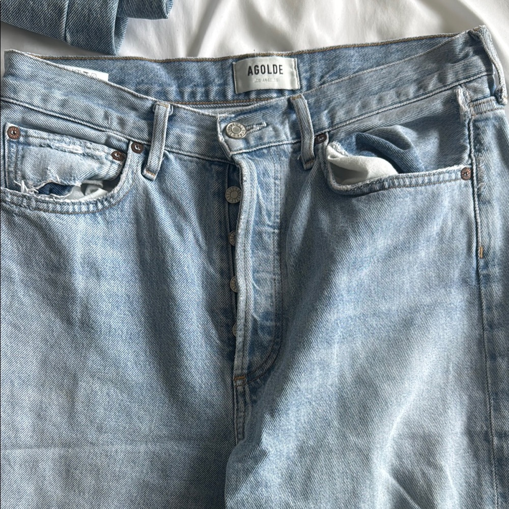 AGOLDE 90s Light Blue Jeans